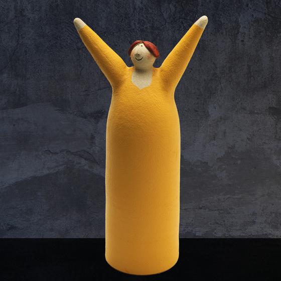 Figur | Freudenmädchen gelb