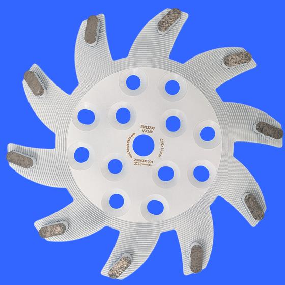 Diamant-Stern-Schleifscheibe <br> Ø 250 mm medium Bindung<br> für universelle Anwendung