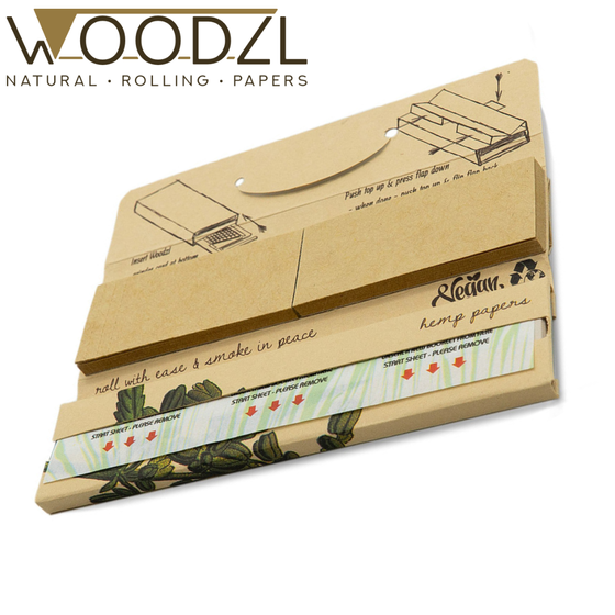 Papers mit Tips, WOODZL, Hemp, King Size Slim