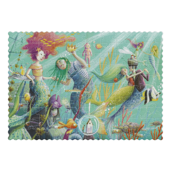 Londji Pocketpuzzle Mermaid 100 Teile