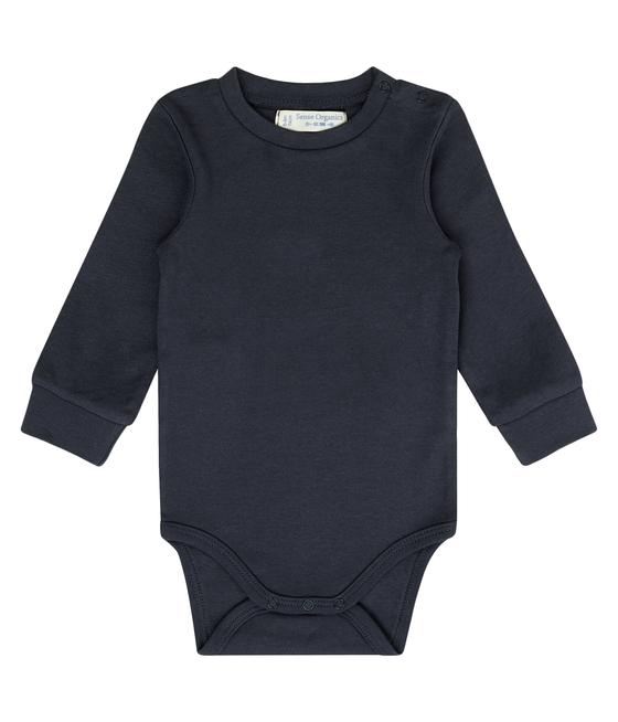 Body "Milan", Langarm, Biobaumwolle, GOTS-zertifiziert, navy