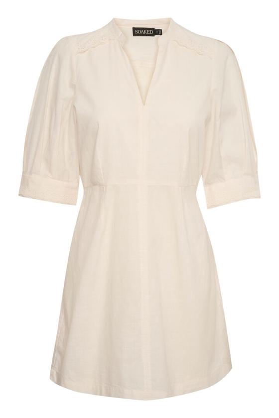SOAKED IN LUXURY Kleid SLAnnabella 30407018 - altweiß
