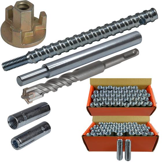 Beton<br>Befestigungsset für Kernbohrständer<br>Bohrdurchmesser 16 mm