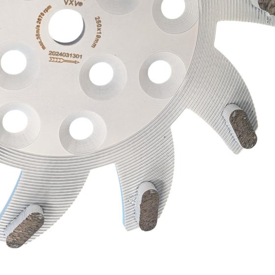 Diamant-Stern-Schleifscheibe <br> Ø 250 mm medium Bindung<br> für universelle Anwendung