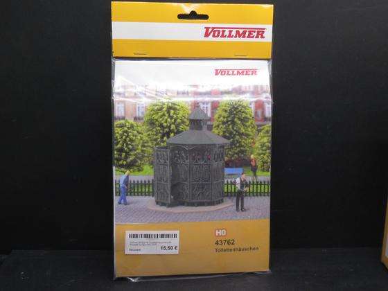 Vollmer 43762 H0 Toilettenhäuschen als Bausatz für Spur H0, OVP