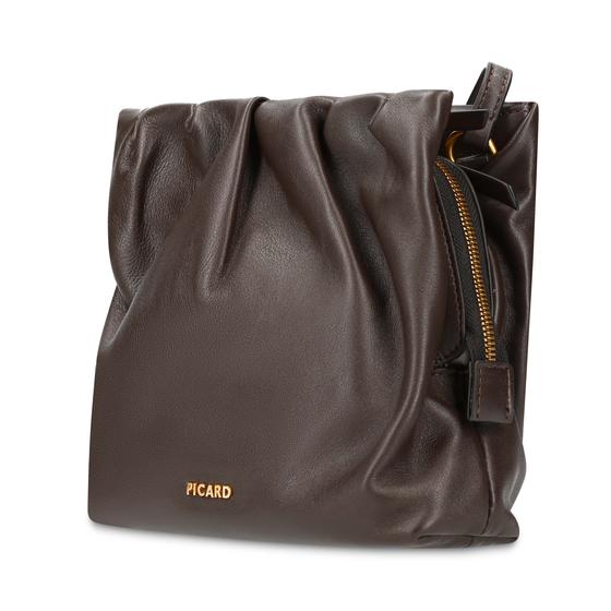 PICARD 7371 CLUTCH der Serie DRAPE in der Farbe CAFE