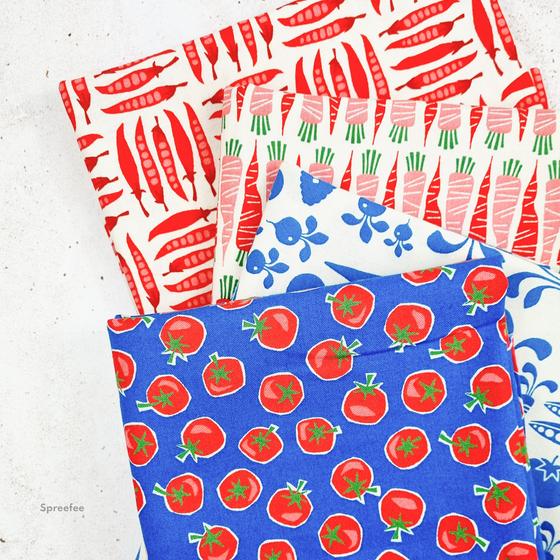 Fat Quarter Package In the Vegetable Garden