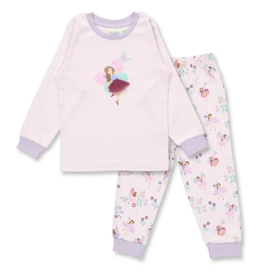 Pyjama "Fairy", Biobaumwolle, GOTS-zertifiziert, rosa
