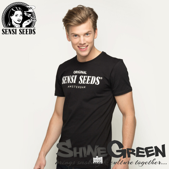 T-Shirt, Sensi Seeds®, Original Sports, Schwarz, Promo 1