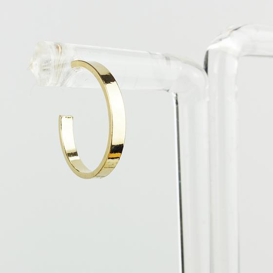 goldmarie Ohrringe 3er Set Creole + Ring Ohrstecker Stahl vergoldet