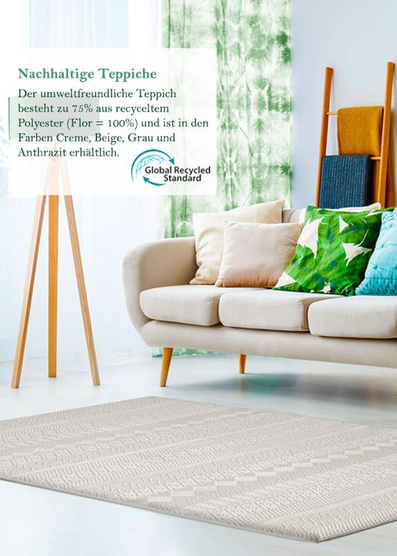MerSign creme/krem HALI-Teppich 160x230 cm