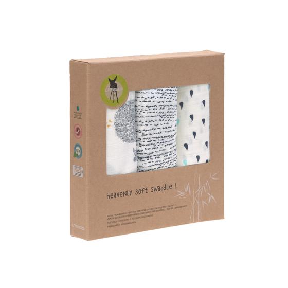 Lässig Mulltücher 3er Set - Little Water Whale