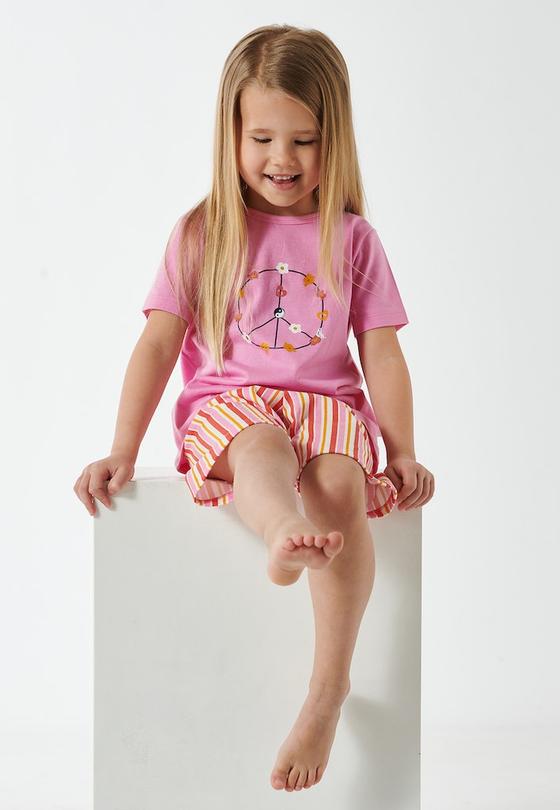 Shorty "Peace", Biobaumwolle