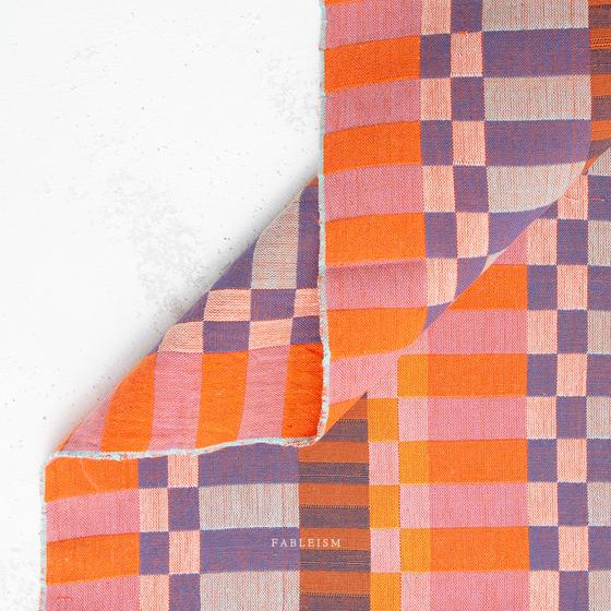 Fine & Dandy Webstoff von Fableism mit farbenfrohen Mustern – ideal für Taschen, Kleidung und Accessoires bei Spreefee Stoffe.