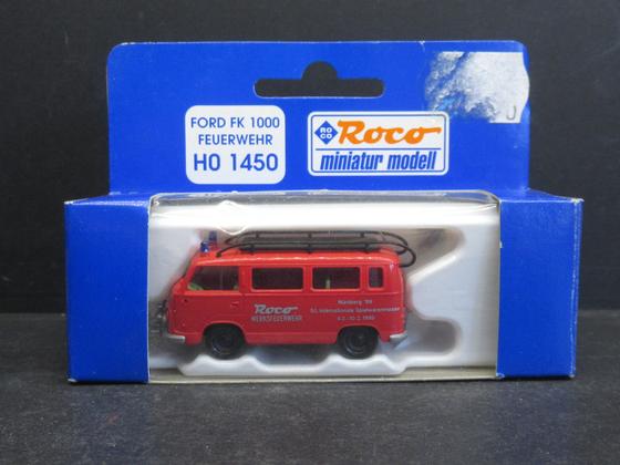 Roco 1450 Ford FK 1000 Roco Werks Feuerwehr Spur H0 OVP