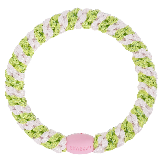 Kknekki Haargummi Ballet Pink Lime Glitter