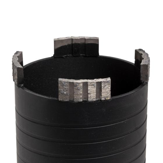 Diamant Dosensenker <br> Typ Laser Black Turbo <br> Ø 68 / 82 mm <br> inklusive Staubabsaugung mit Federzentrierspitze