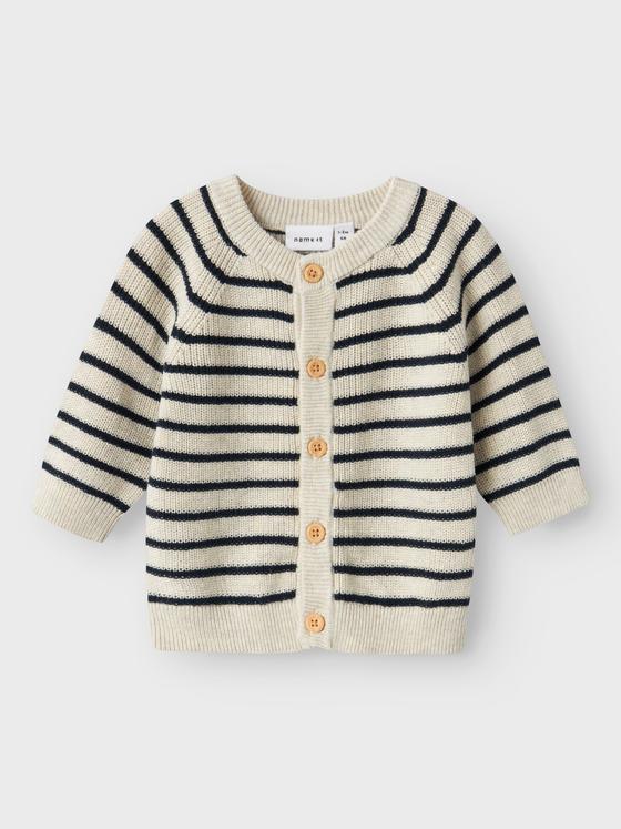 Name It Strickjacke Streifen Peyote Melange