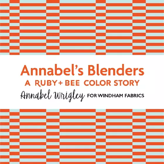 Moderner Baumwollstoff aus Annabel’s Blenders von Windham Fabrics – ideal als Innenstoff für Taschen, Shopper, Beutel, Rucksäcke und Kosmetiktaschen.