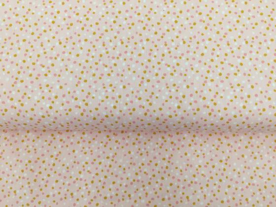 Baumwolle Daisy Dots rosa