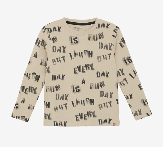 Langarmshirt "Fun Day", Biobaumwolle, GOTS-zertifiziert