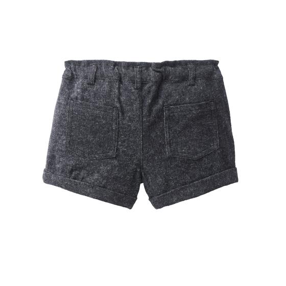 People wear Organic Flanell Shorts Anthrazit Mélange