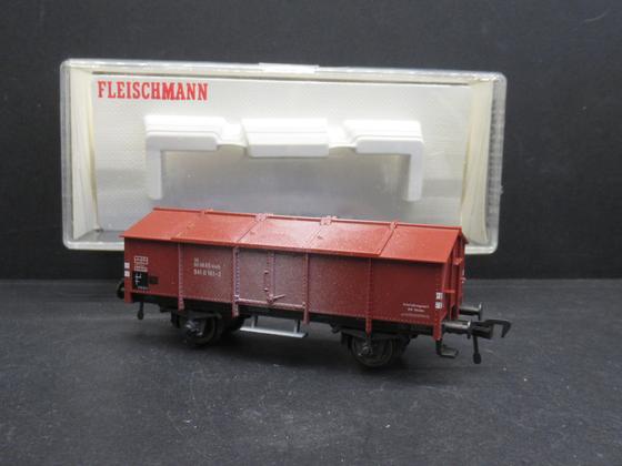 Fleischmann 5210 Güterwagen Klappdeckelwagen der DB in braun für Spur H0, OVP