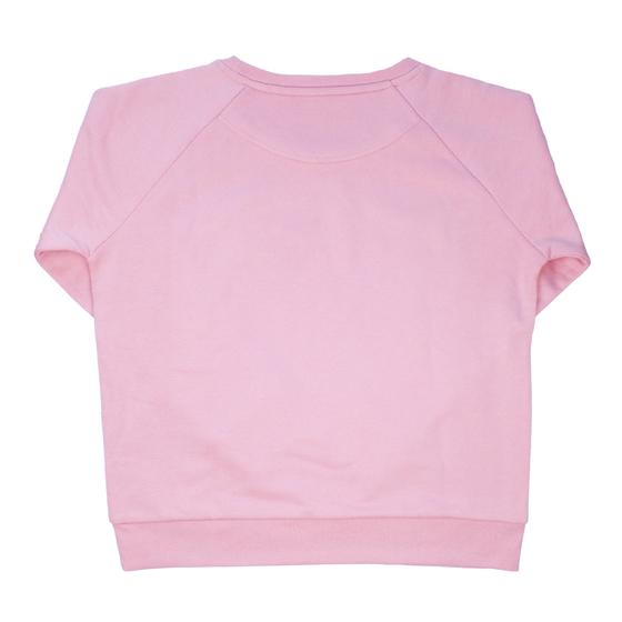 goldmarie Sweatshirt MOINGIORNO altrosa-holographic mit Glanz