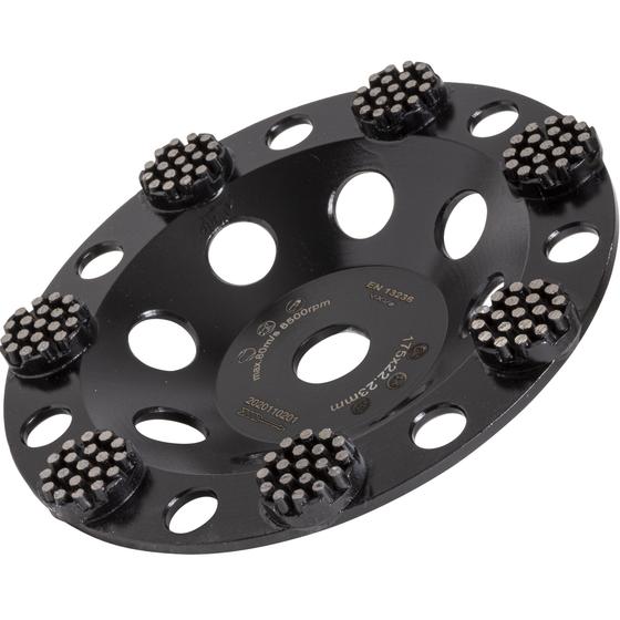 Diamant Schleifteller <br> Typ Spike <br> Ø 125 / 180 mm <br> Beschichtungen, harte Bodenbeläge