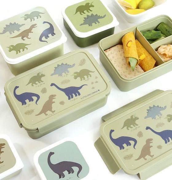 A Little Lovely Company Brotdose Bento Lunchbox Dinosaurier