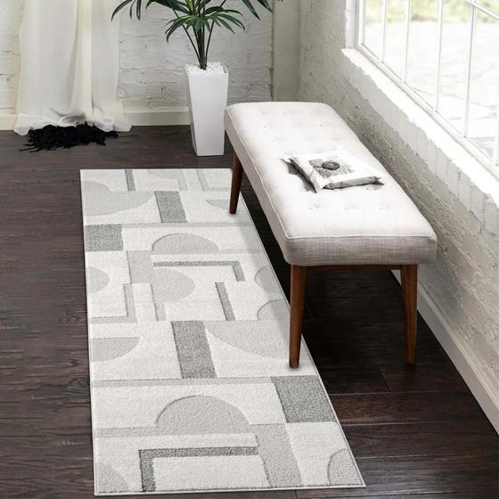Lounge cream grey Teppich
