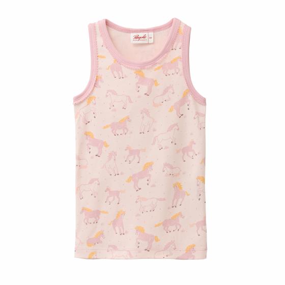 People wear Organic Unterhemd Pferde Hellrosa