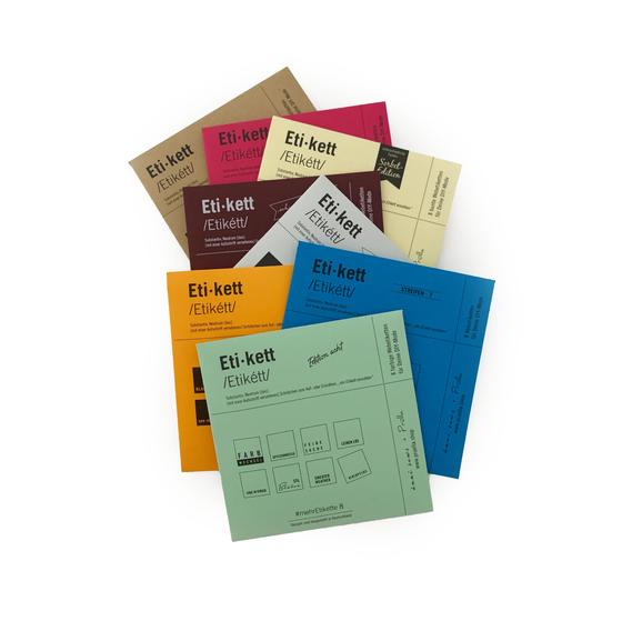 Label #mehrEtikette Edition 8 Hellgrün  - 8 Webetiketten
