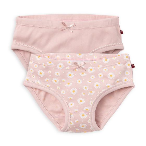 People wear Organic Slip 2er Pack Floral + Rosa Uni