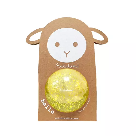 Ratatam The Sheep Bubble Ball 10 cm Yellow