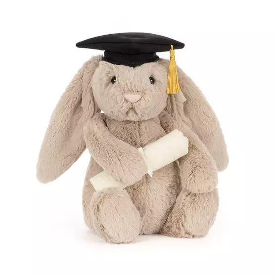 Jellycat Kuscheltier Bashful Bunny Graduation Outfit