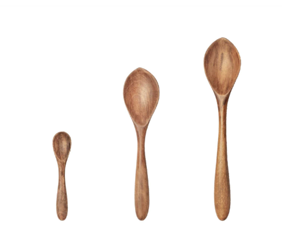 Besteck | 3er Set Holzlöffel / Wooden Spoon 