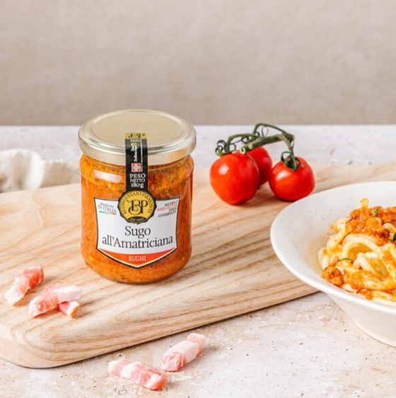 Sugo al Amatriciana - Nudelsauce mit Speck **