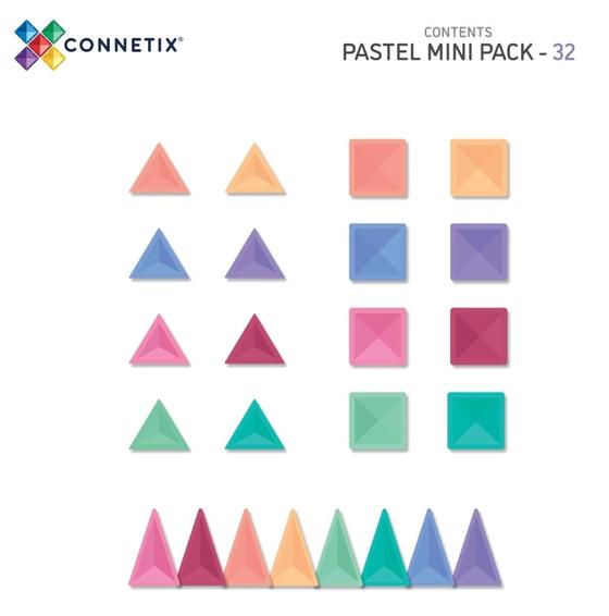 Connetix Magnetbausteine Mini Pack Pastel 32 Teile