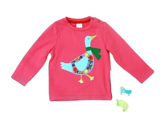 Langarmshirt "Casey The Goose", Baumwolle