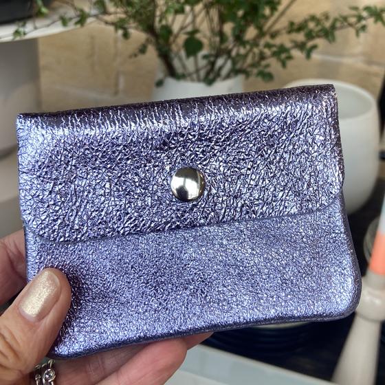 Geldbörse MINI flieder metallic lilac
