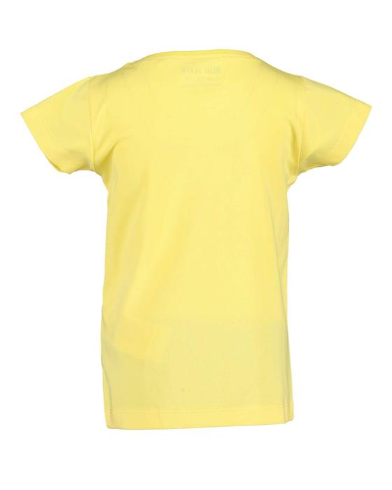 T-Shirt mit Wendepailletten, Biobaumwolle, gelb