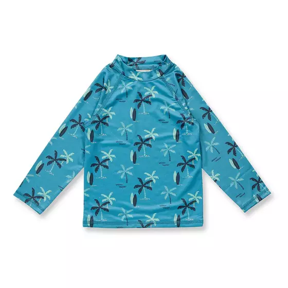 Sense Organics UV Langarmshirt Palin Palms Blue