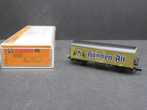 Arnold 4558 Güterwagen Bierwagen Hannen-Alt 2-achsig goldfarbend Spur N OVP