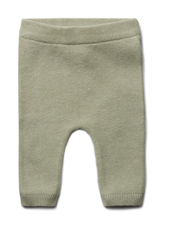 Puri Organic Pant Krausstrick Pistazie