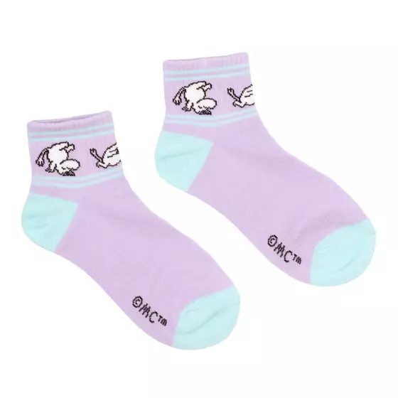 Nordic Buddies Socken kurz MOOMIN Retro Mumin Moomin34H - flieder-mint