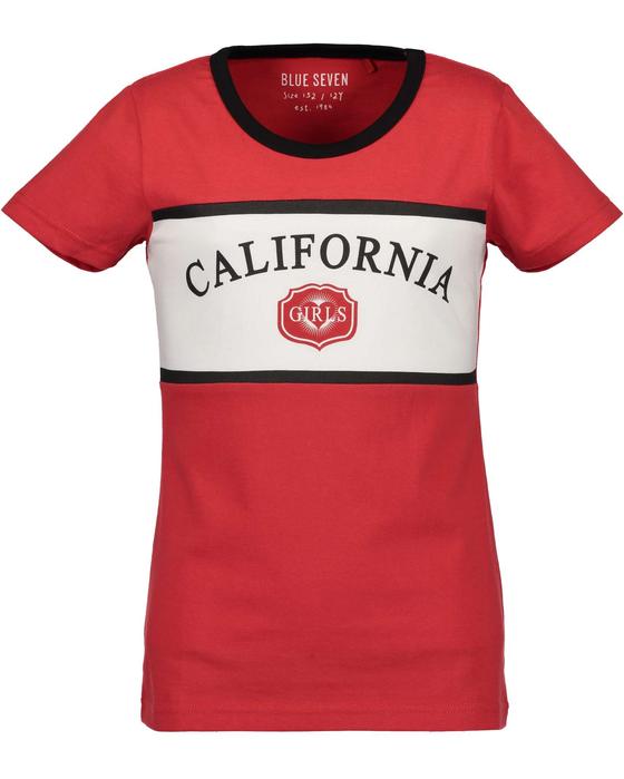 Cooles T-Shirt "California Girls", rot