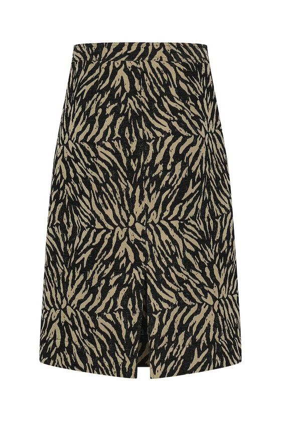 SOAKED IN LUXURY Jacquard Rock SLLYLIA 30407237 - Zebramuster - schwarz-sand