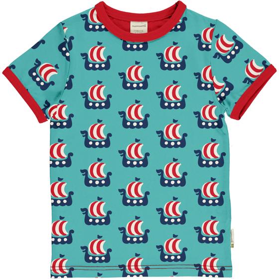 T-Shirt "Viking Ship", Biobaumwolle, GOTS-zertifiziert