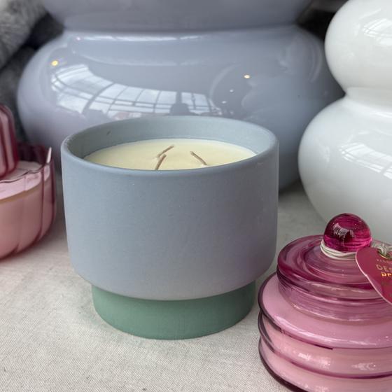 Paddywax Duftkerze Colour Block Saltwater Suede 435 gr